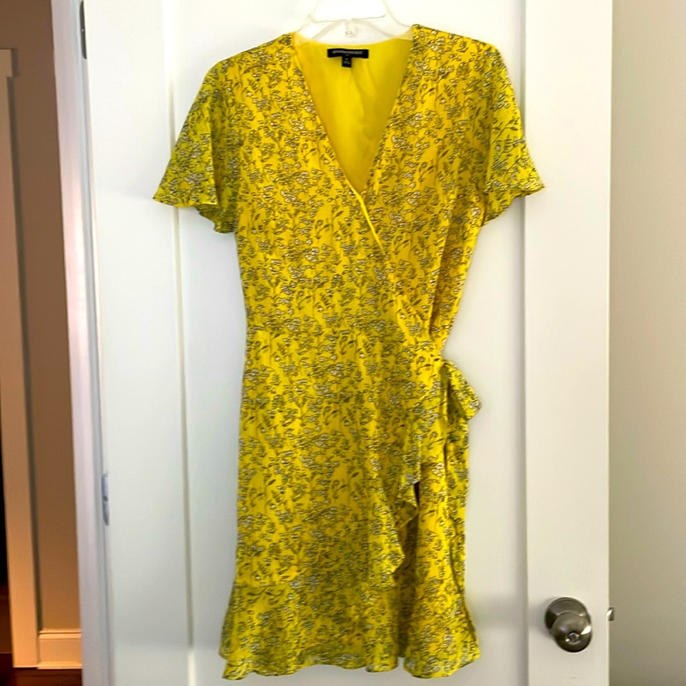 Banana Republic - wrap dress with side tie